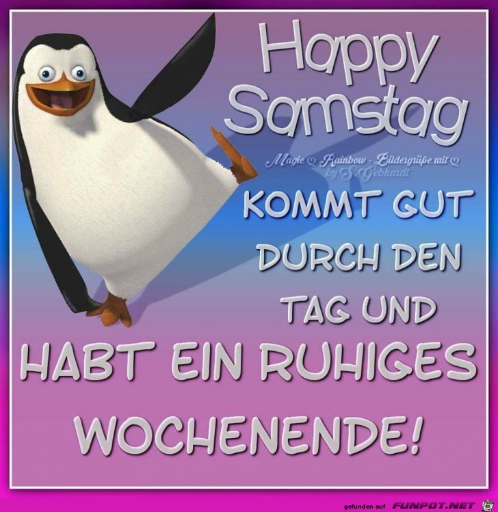 Happy Samstag Happy Samstag