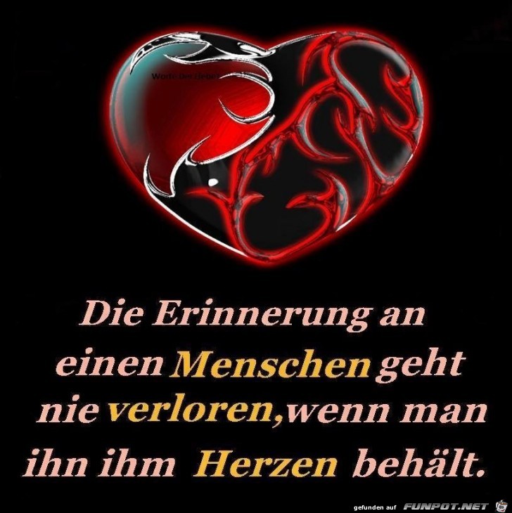 Erinnerung an einen Menschen Erinnerung an einen Menschen