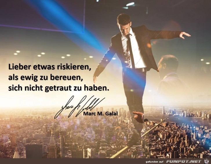 Lieber etwas riskieren Lieber etwas riskieren