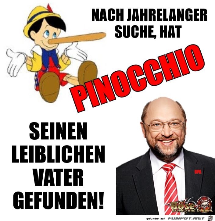 Schulz vs Pinocchio Schulz vs Pinocchio