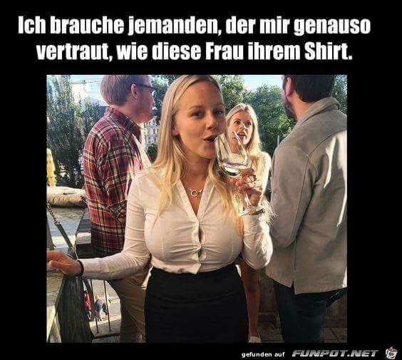 Ich brauche jemanden...