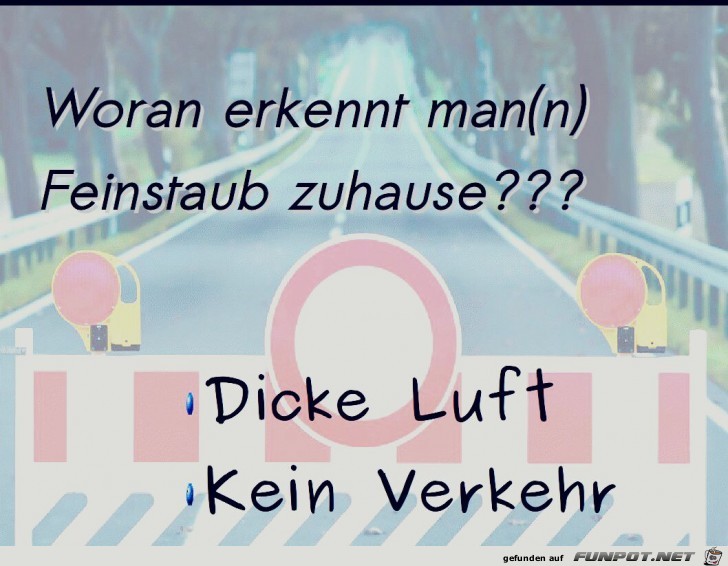 Woran erkennt man Feinstaub? Woran erkennt man Feinstaub?