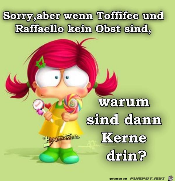 Wenn Toffifee und Raffaello Wenn Toffifee und Raffaello