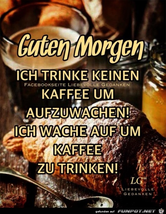 Trinke keinen Kaffee