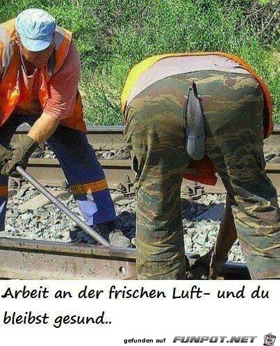 Arbeit an der frischen Luft