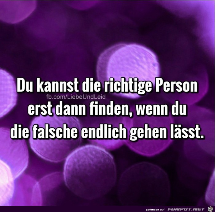 Die richtige Person