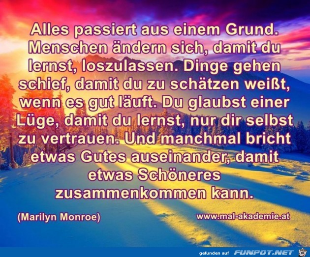 Alles pasiert aus einen Grund Alles pasiert aus einen Grund