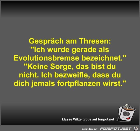 Gesprch am Thresen