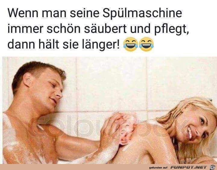 Eine Splmaschine