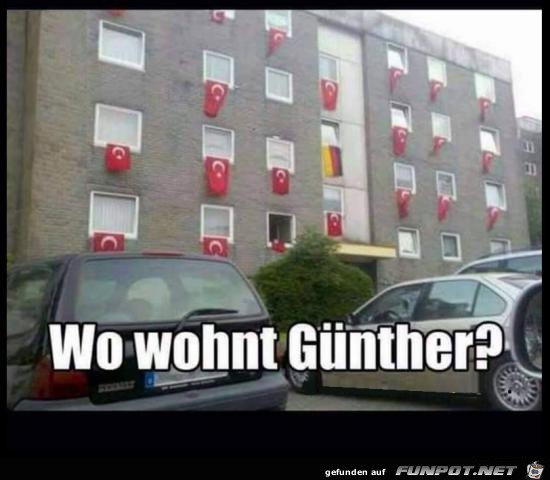 Wo wohnt Günther? Wo wohnt Günther?