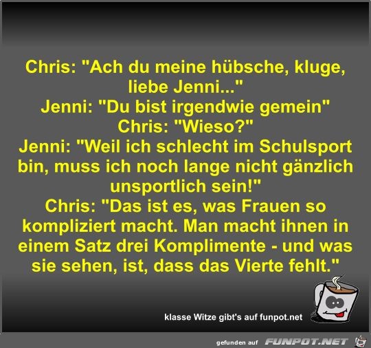 Chris: Ach du meine hübsche Chris: Ach du meine hübsche
