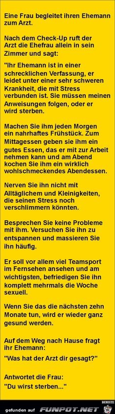 eine Frau begleitet ihren Ehemann zum Arzt....... eine Frau begleitet ihren Ehemann zum Arzt.......