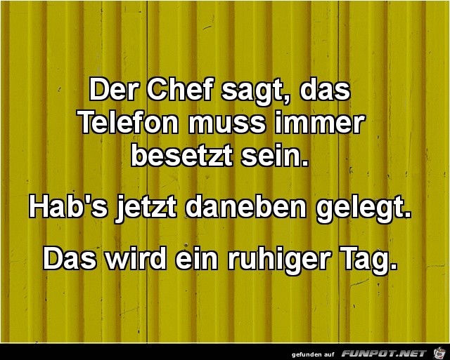 Ruhiger Tag Ruhiger Tag