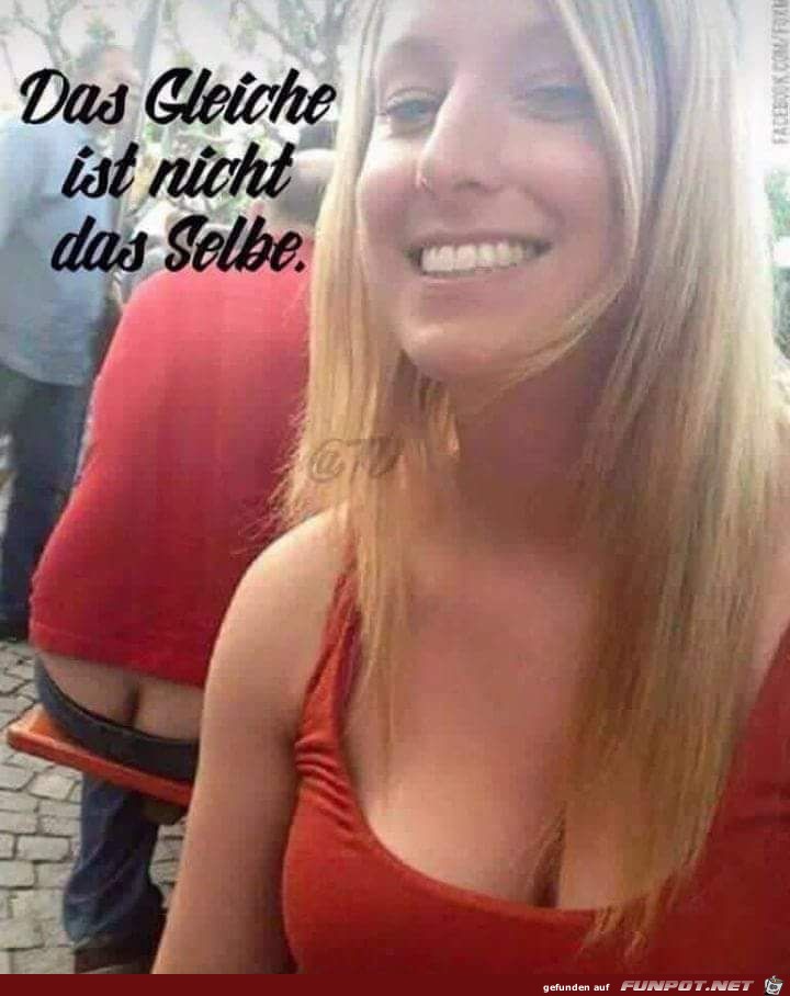 Das Gleiche ist nicht das Selbe Das Gleiche ist nicht das Selbe