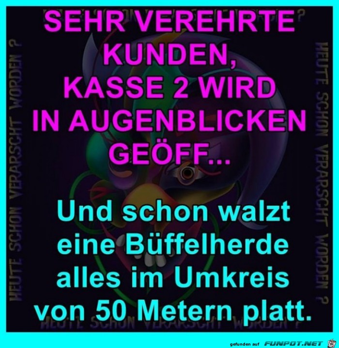 Kassenöffnung Kassenöffnung