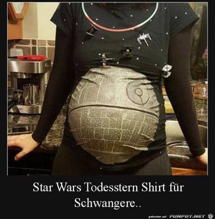Shirt für Schwangere Star Wars Fan Shirt für Schwangere Star Wars Fan
