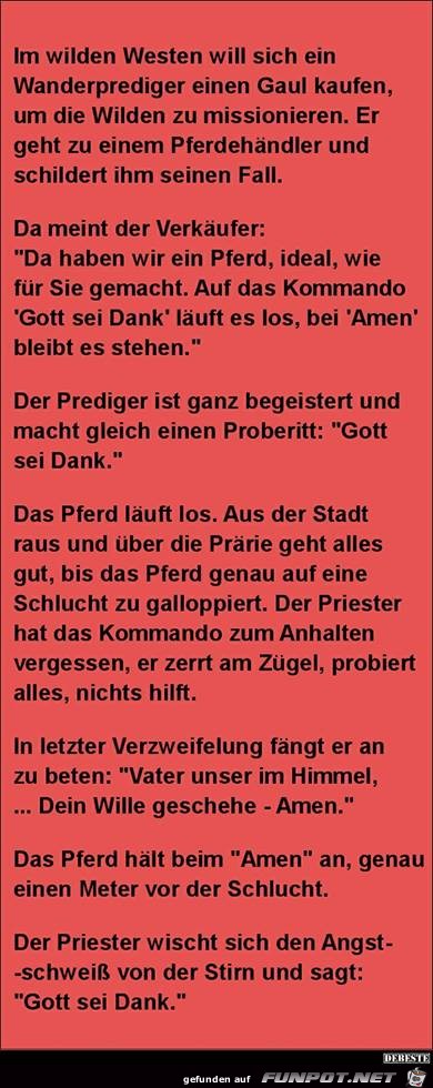 Im wilden Westen Im wilden Westen