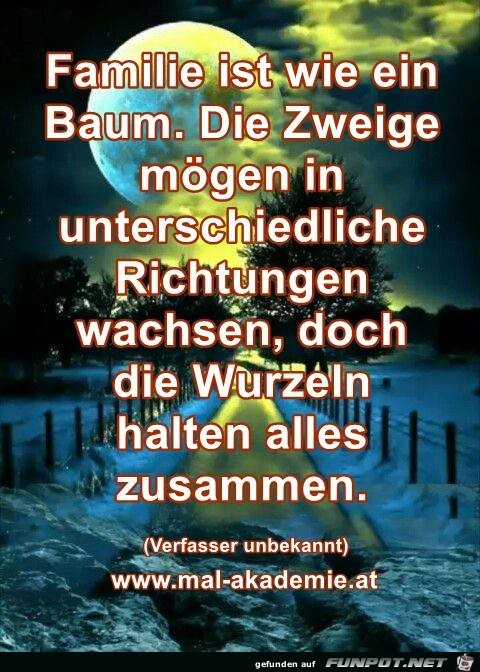 Familie ist wie ein Baum Familie ist wie ein Baum