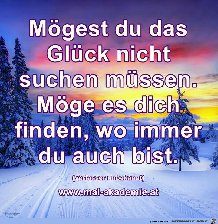 Moegest du das Glueck nicht suchen Moegest du das Glueck nicht suchen