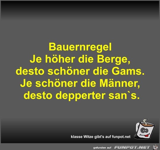Bauernregel Bauernregel