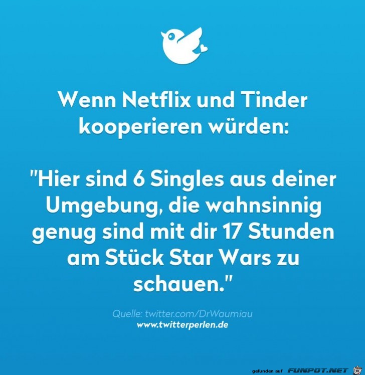 Netflix und Tinder