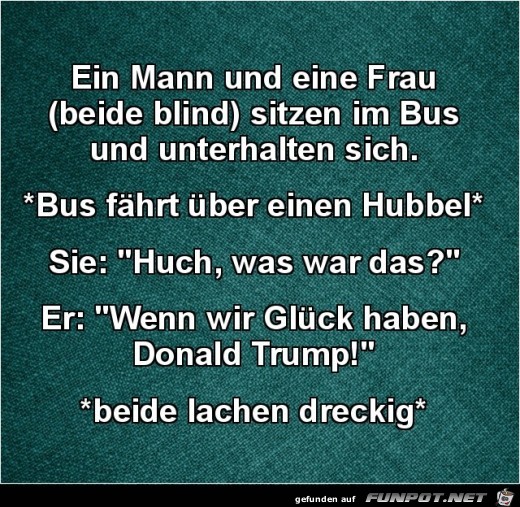 en Mann und eine Frau, beide blind...... en Mann und eine Frau, beide blind......