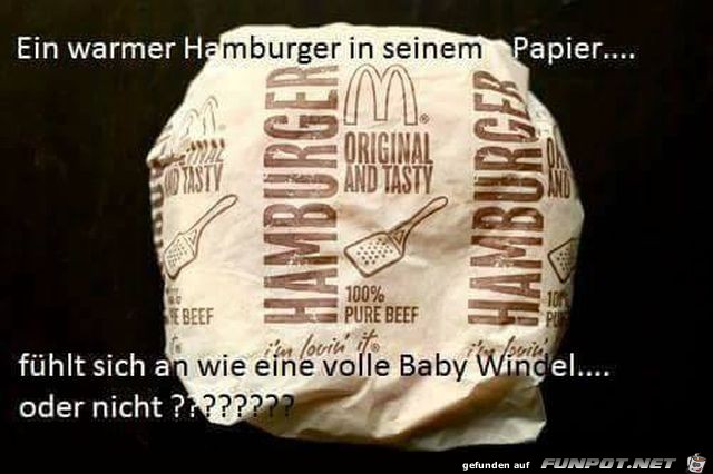 Ein warmer Hamburger Ein warmer Hamburger