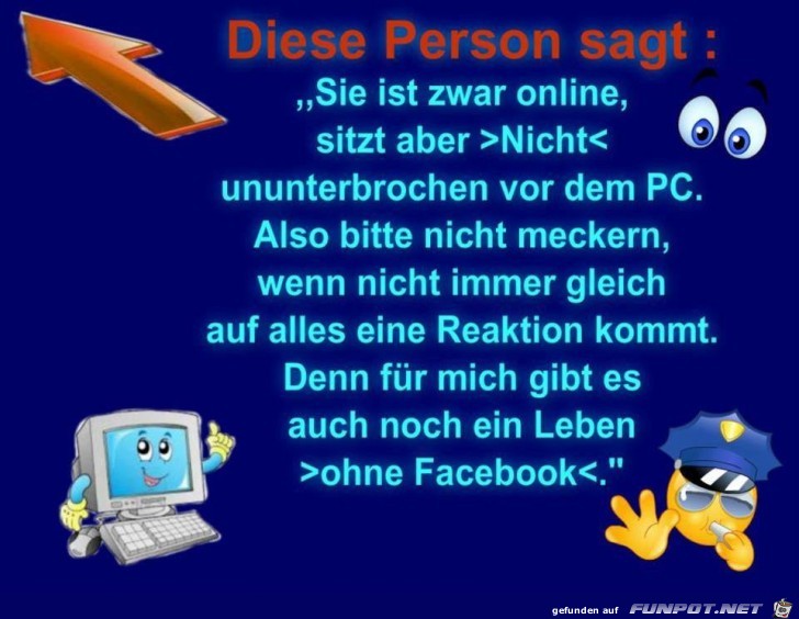 Diese Person sagt