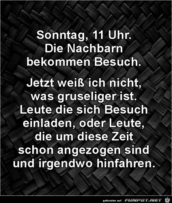 Sonntags-Besuch Sonntags-Besuch
