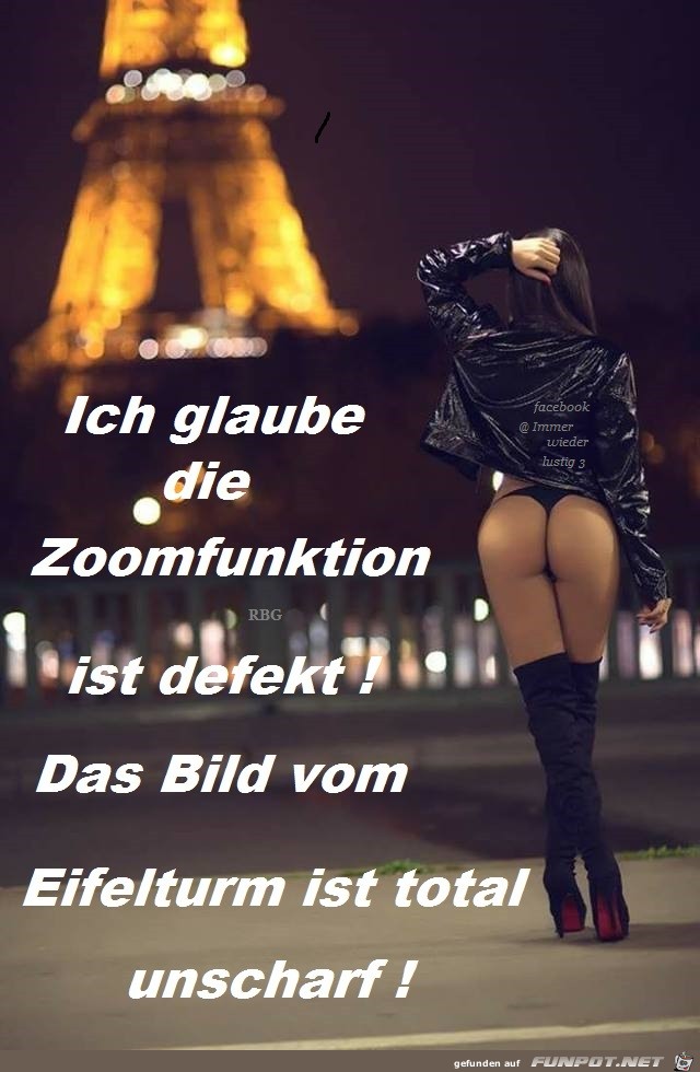 Zoomfunktion defekt