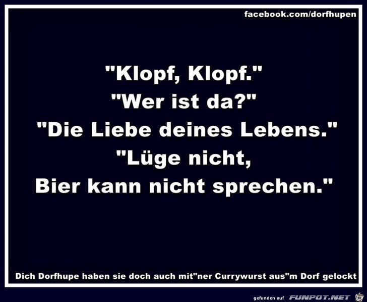 Klopf, klopf Klopf, klopf