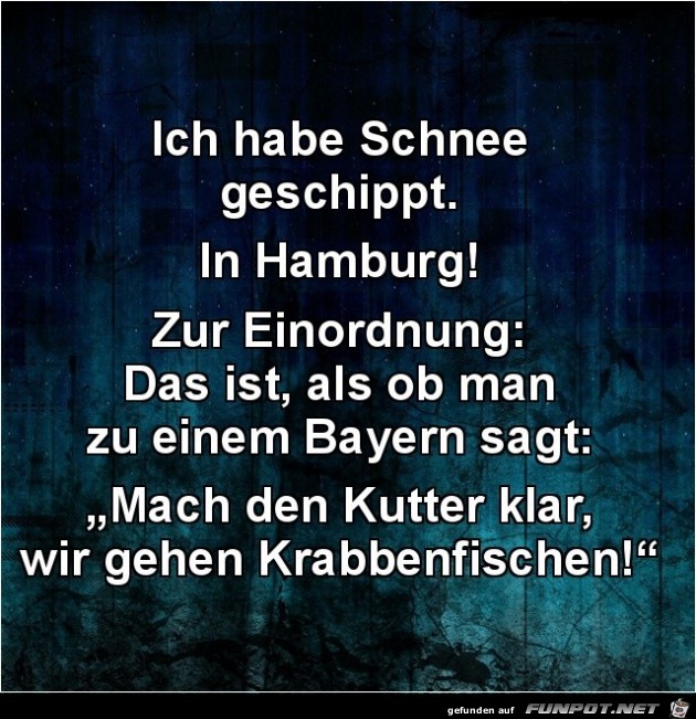 Schnee geschippt Schnee geschippt
