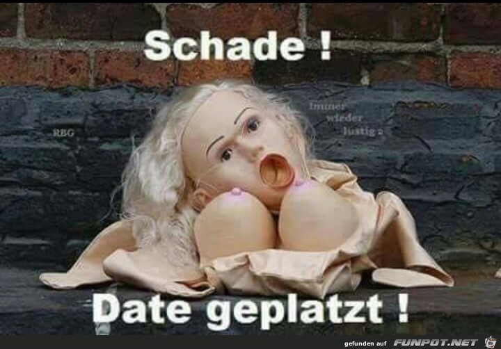 Date geplatzt