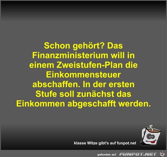 Schon gehört? Schon gehört?