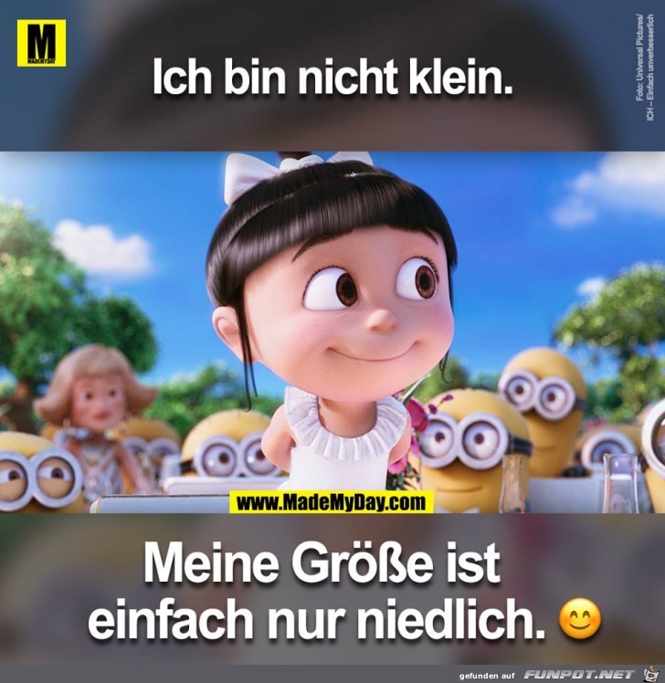 Ich bin nicht klein