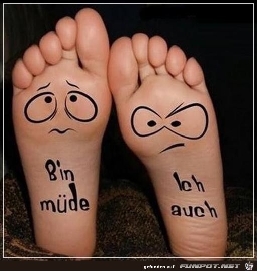 Bin muede Bin muede