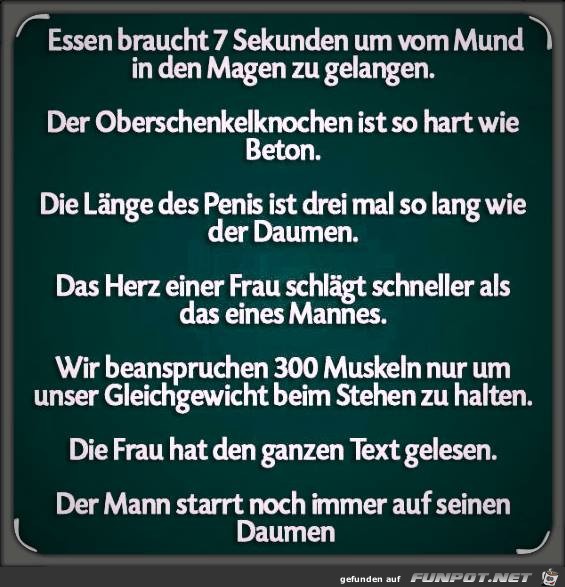 Essen braucht 7 Sekunden... Essen braucht 7 Sekunden...