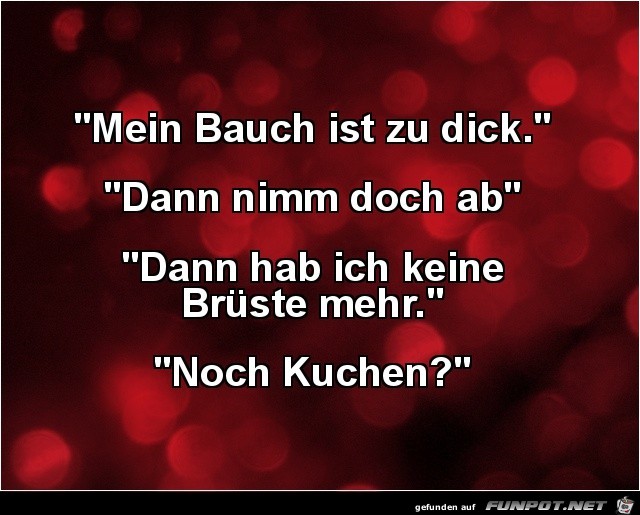Dann lieber Kuchen Dann lieber Kuchen