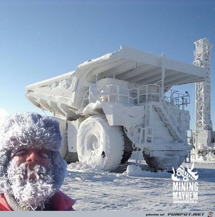 Vor dem Losfahren,immer Schneefrei machen!