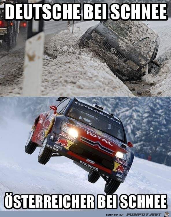 Deutsche bei Schnee Deutsche bei Schnee
