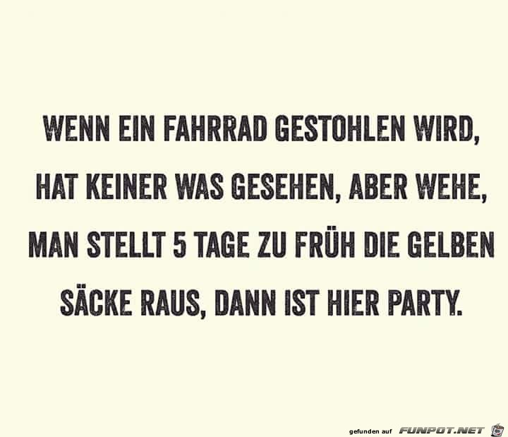 Wenn ein fahrrad gestohlen wird... Wenn ein fahrrad gestohlen wird...