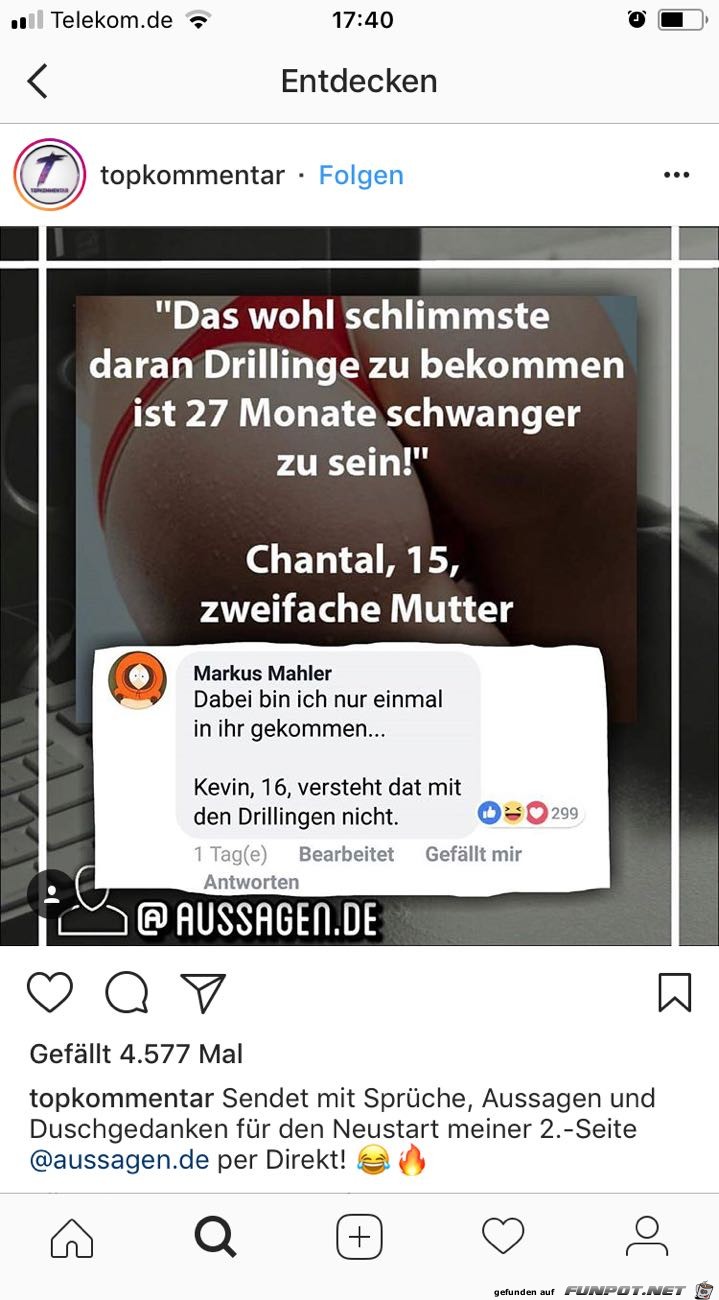 Das wohl schlimmste daran Drillinge zu bekommen.........