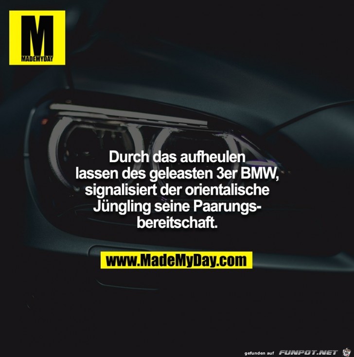 Der geleaste 3er BMW