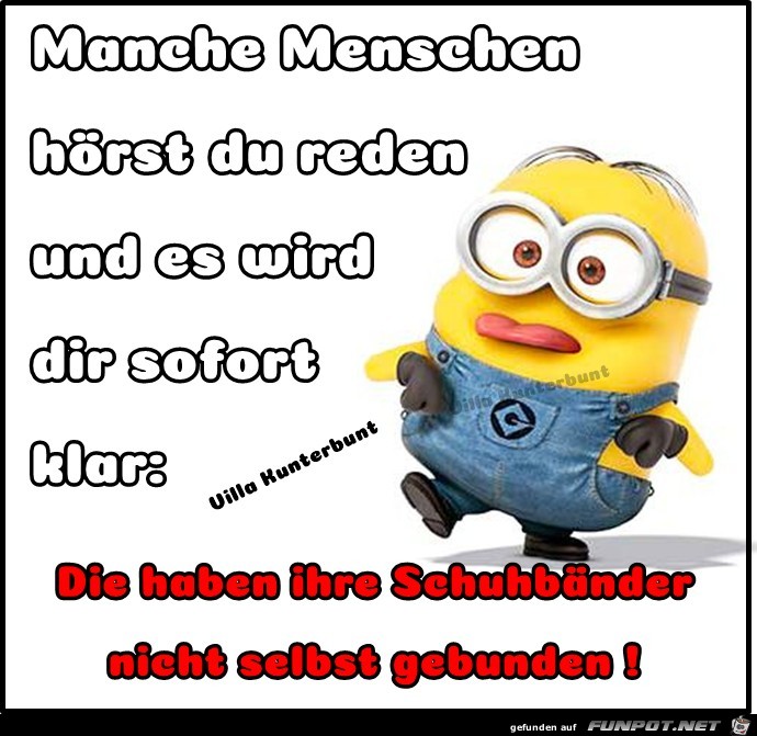 Manche Menschen hoert man reden Manche Menschen hoert man reden
