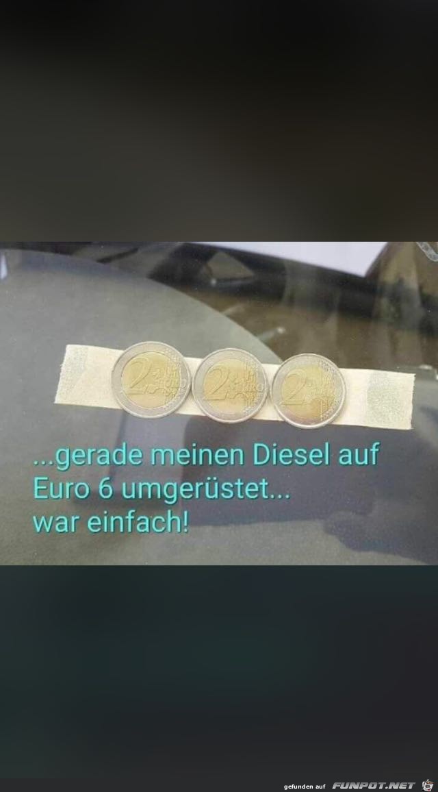 Diesel umgerstet