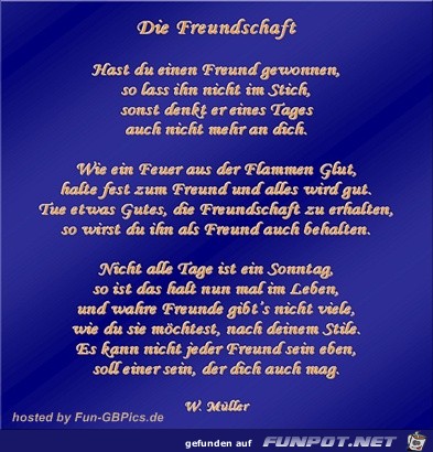 freundschaft...........