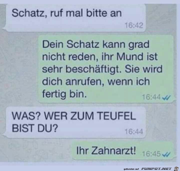 Schatz, ruf mal an Schatz, ruf mal an