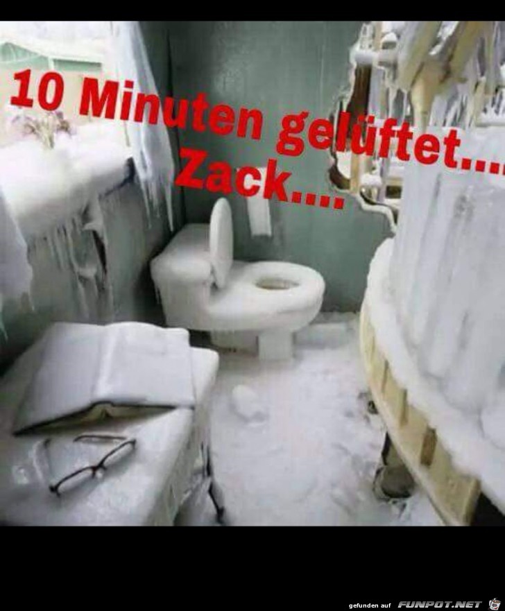10 Minuten gelüftet 10 Minuten gelüftet