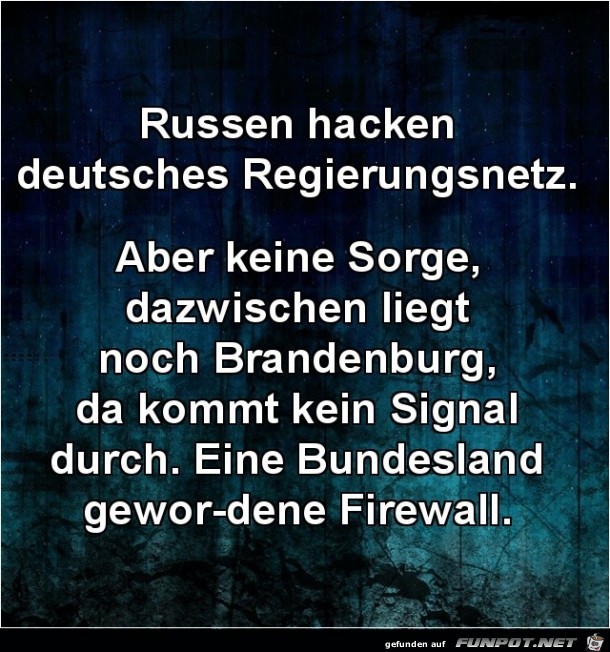 Russen hacken deutsches Regierungsnetz.......