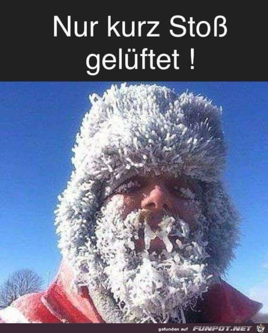 Stoß gelüftet Stoß gelüftet